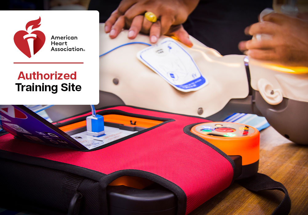 Vital Signs Simulation Training Paramedic students practicing vital signs assessment on a mannequin with life support